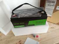 12V 100Ah Bateria de  lítio LIFEPO4 Built-in Intelligent BMS  Nova