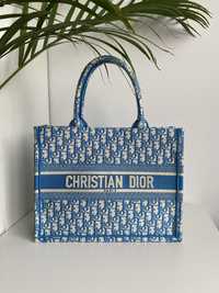 -% Christian Dior Book tote medium torebka shopper na plażę