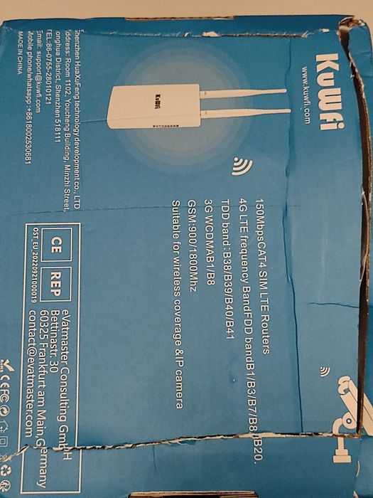 Roteador WiFi externo à prova d'água