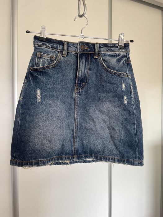 Jeansowa spodniczka Stradivarius