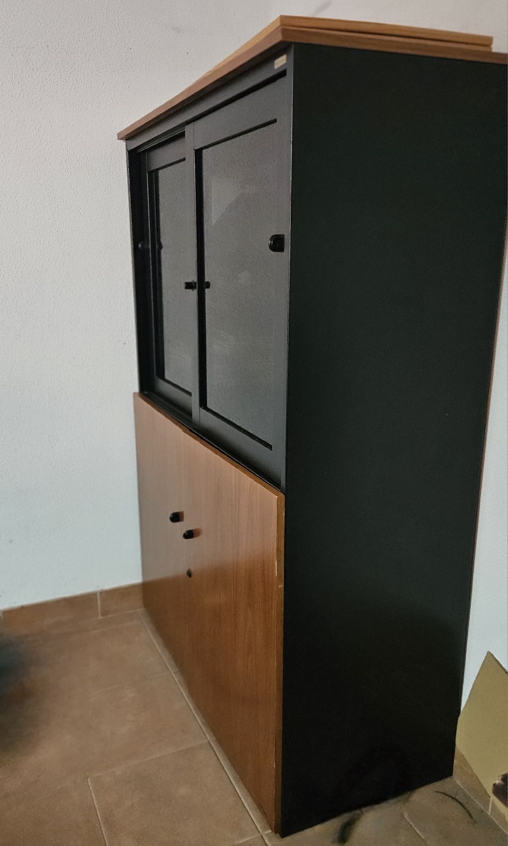 Estante de escritorio com dois niveis : 150x50x100