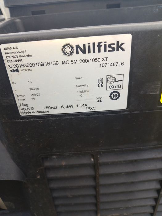 2 myjki wysokociśnieniowe Nifilsk MC M5i Alto Posejdon 5