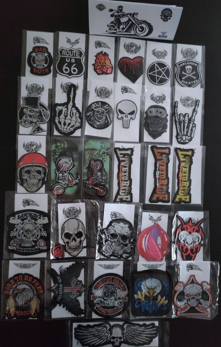 Patch Remendo Emblema Estampa mascaras Guns Roses Traje Rock Potter