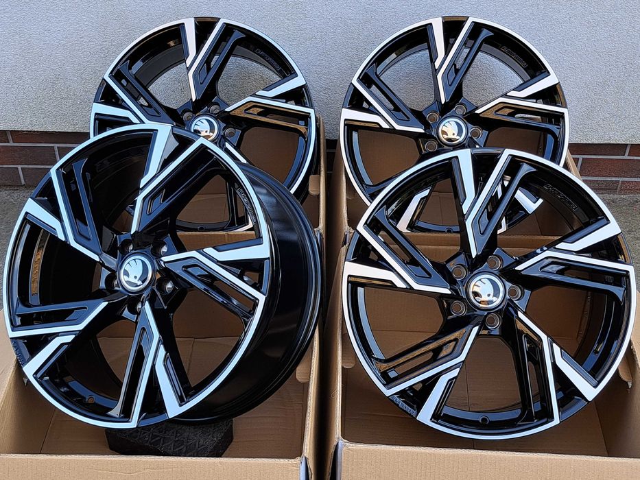 Alufelgi NOWE SKODA 19 5x112 Superb 2 , 3 , 4 Kodiaq ET30 CNC RS5