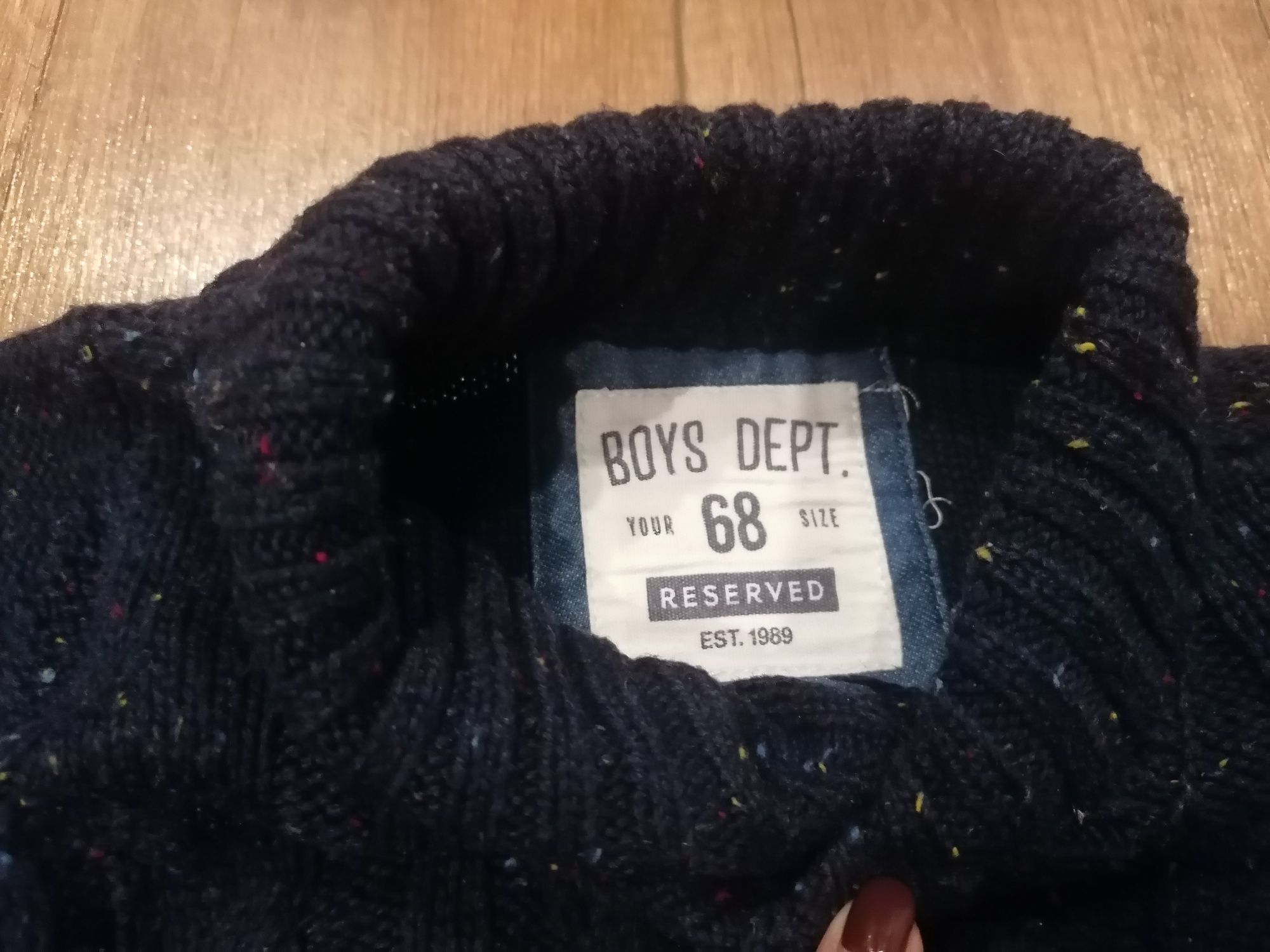 2x sweterek dla chłopca, rozmiar 68, h&m, reserved