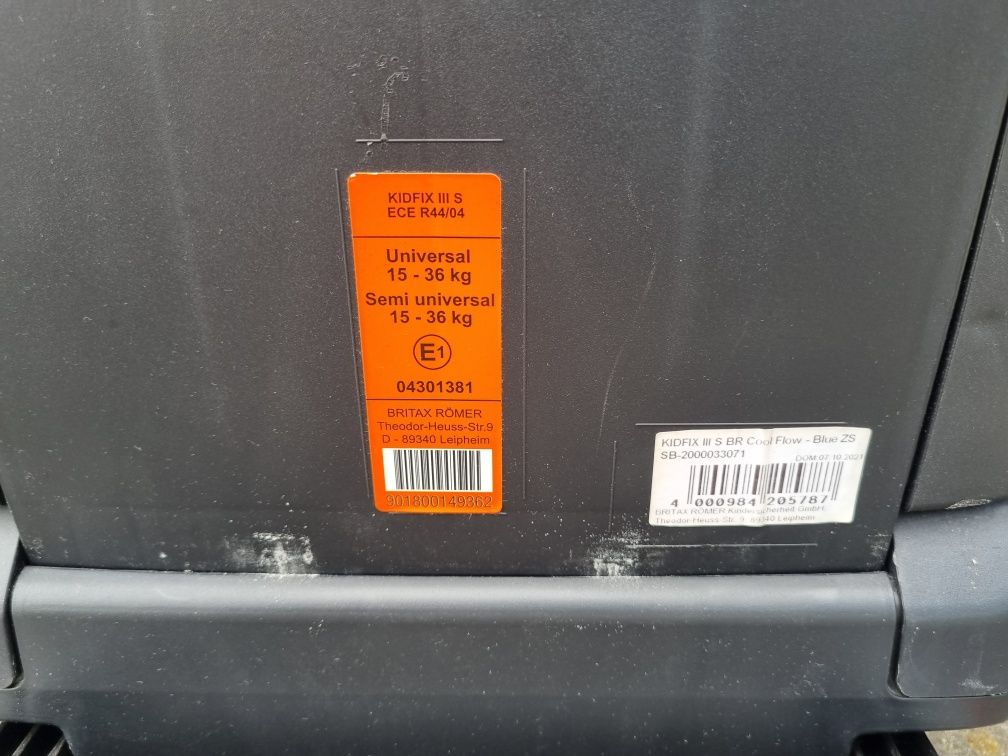 Fotelik Britax Romer Kidfix III S 15-36 kg.