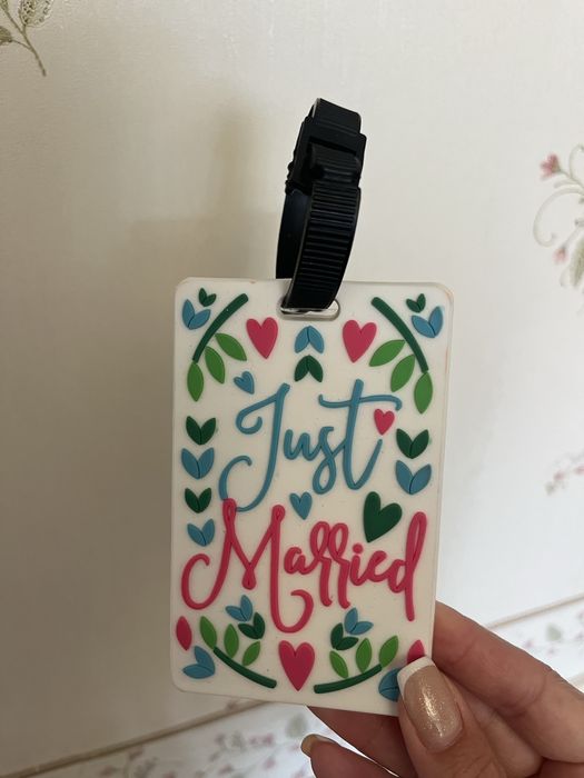Брелок на багаж/велосипед тощо Just married