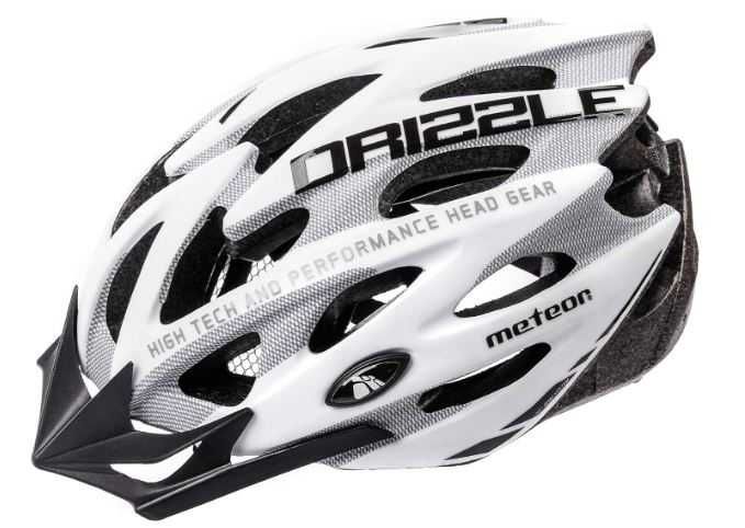 Kask rowerowy Meteor DRIZZLE rozmiar M (55-58cm) kolor biały