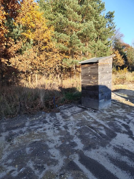 Toaleta drewniana Wc na budowę lub działke letniskową