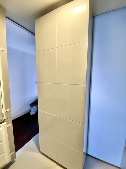 Armário de cozinha branco lacado 80 x 200 c/ entrega