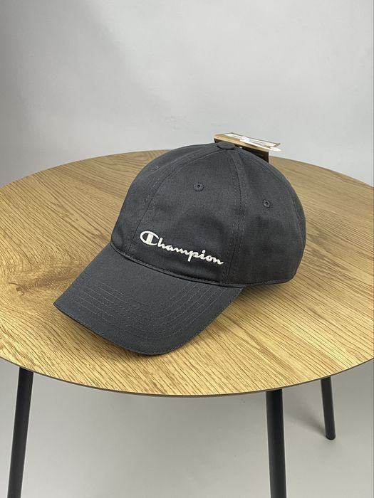 Кепка Champion оригінал темно-сіра бейсболка чоловіча жіноча унісекс