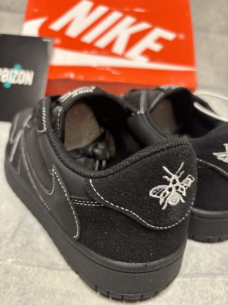 Кроссовки Nike Air Jordan 1 low x Travis Scott OG Phantom , найк