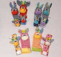 Набір шкарпетки з браслетиками Sozzy развивающие носочки с браслетикам