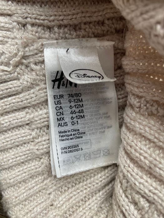 Kurtka H&M 80 + czapka 74/80