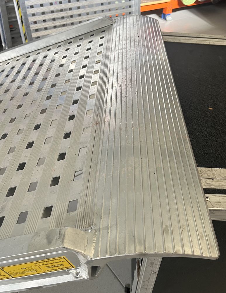 Rampa aluminio 2x1 700kg