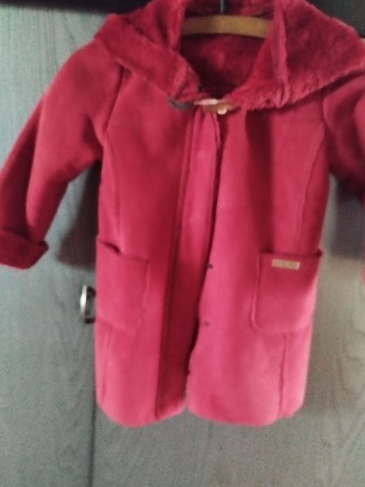 Kożuszek używany dla dziewczynki