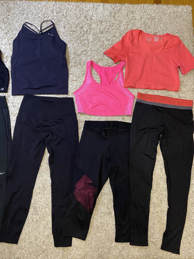 Костюм для фитнеса S-M/Xs/L/лосины Nike/пуш-ап/топ/для зала тренировок