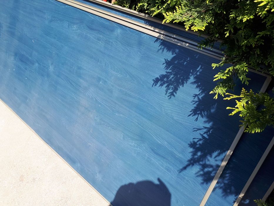 Drzwi przesuwne, płyty sklejka - system Komandor 2,41 x 0,94 m +rolki