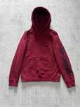 Bordowa bluza z kapturem Stussy / hoodie