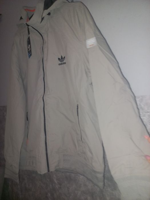 Kurtka męska xl xxl szara kaptur