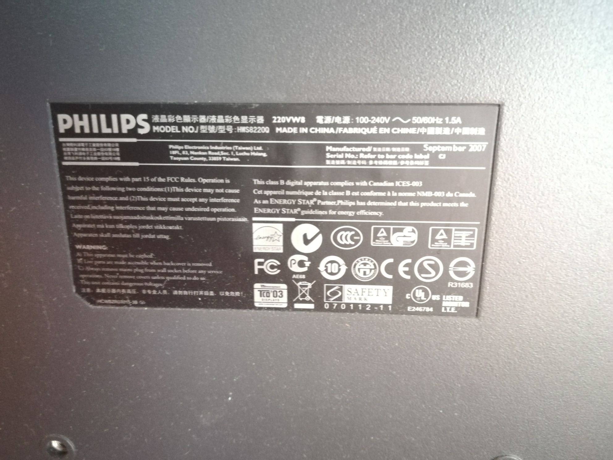 Monitor Philips