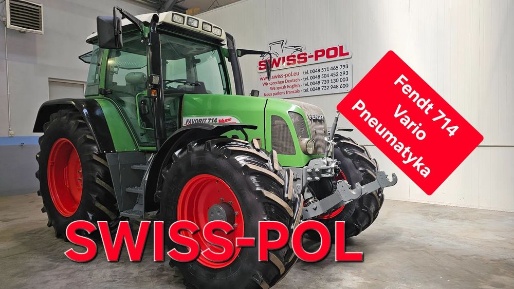 Fendt 714 Vario Brutto Pneumatyka  Transport 716 tms 712 Profi John 6920 Puma Arion Ares  Posiadamy Transport John 6820 Premium JOHN Axion Maxxum