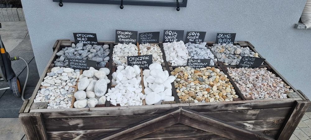 Grys bazaltowy 16-22 mm (Bazalt) Grys grafitowy kamień do ogrodu