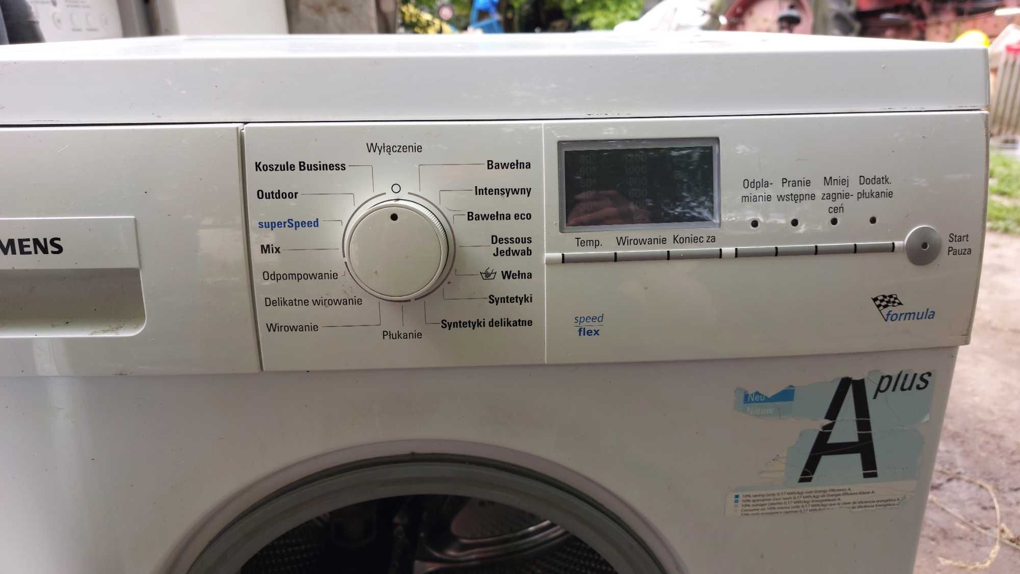 Pralka siemens z wyswietlaczem