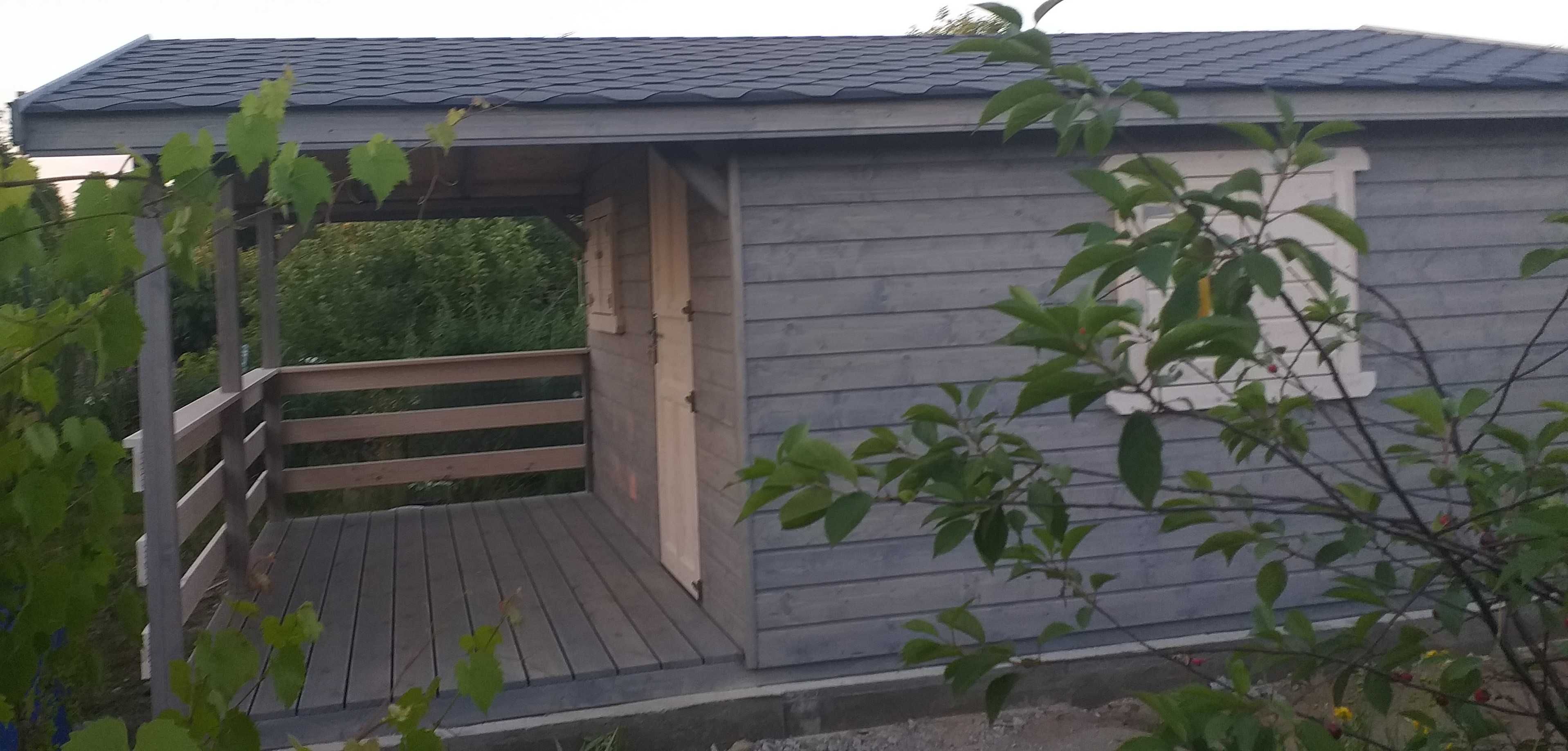 Domek drewniany ogrodowy letniskowy SINNESRO 18mkw