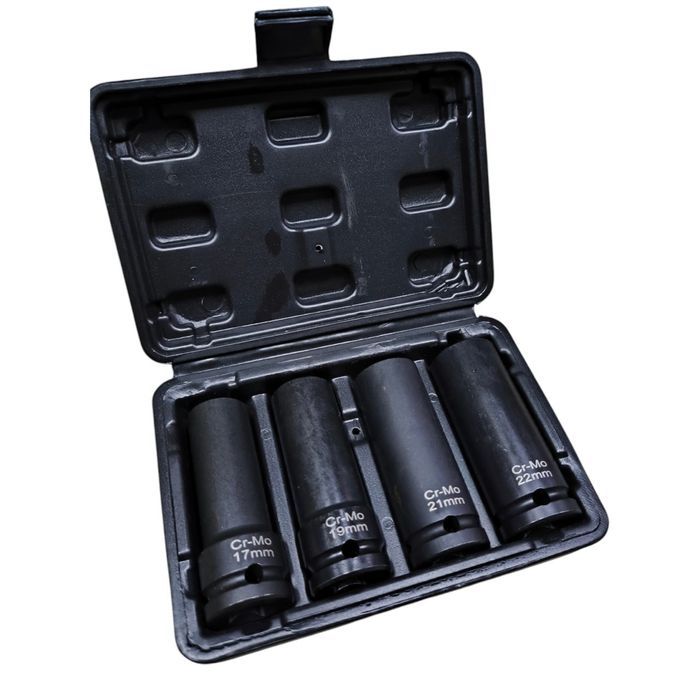 Набір шиномонтажних ударних головок для зношених та пошкоджених болтів