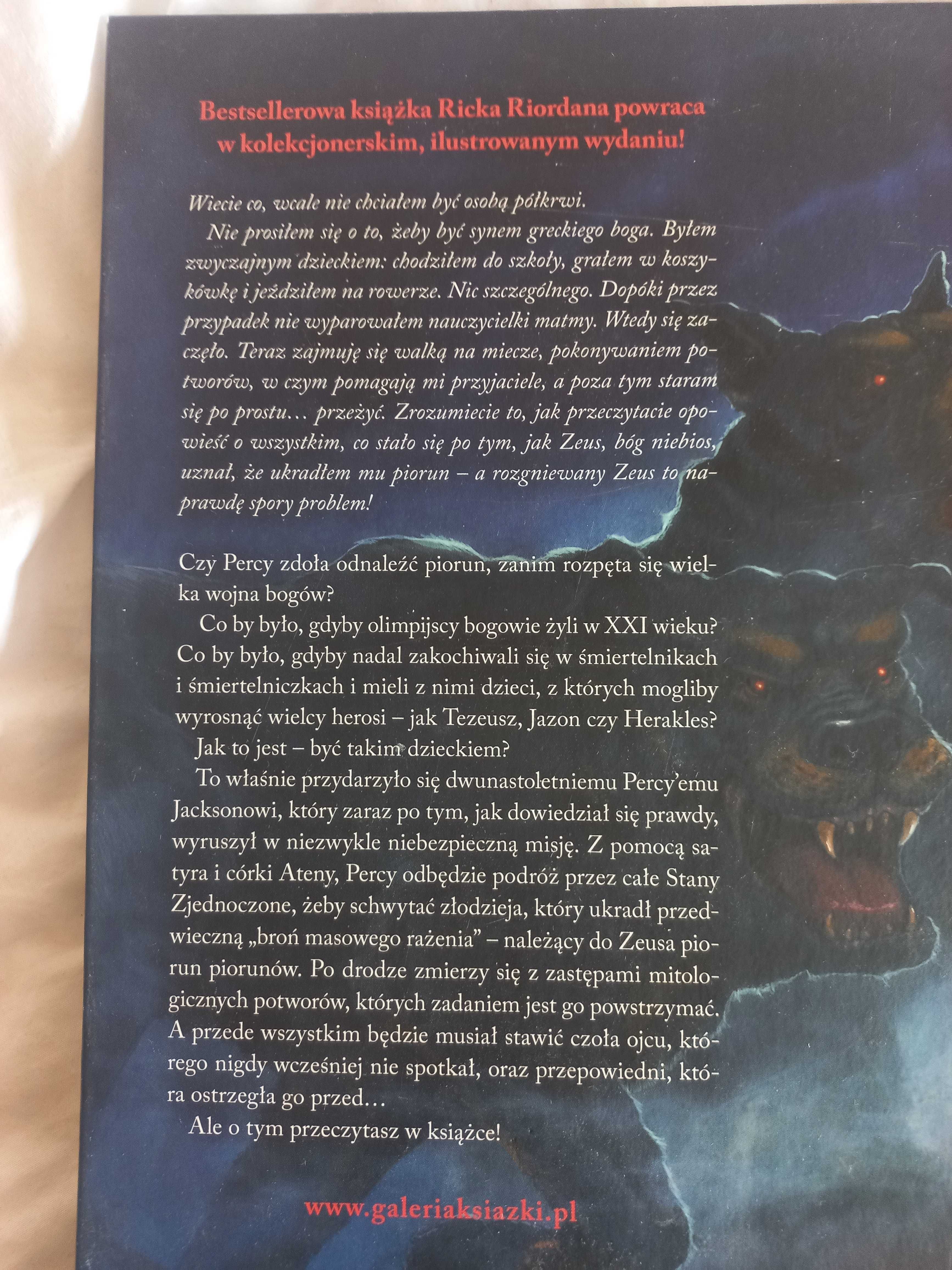Percy Jackson i złodziej pioruna- wydanie ilustrowanie