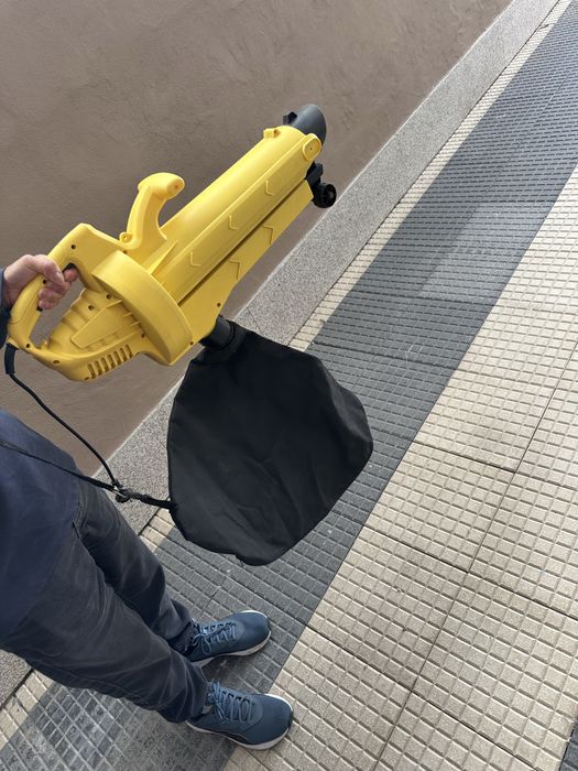 Aspirador e soprador de jardim