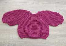 Sweterek dla dziecka handmade, robione na drutach, wełna, alpaka