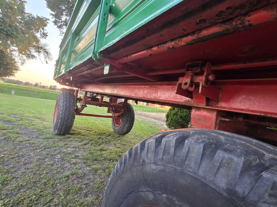 Przyczepa Bruns 8 ton, rolnicza 5x210  niemiecka zarejestrowana .