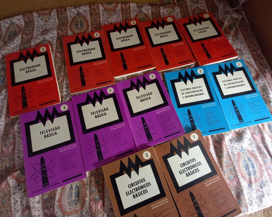 Livros de Eletricidade electrónica conjunto completo