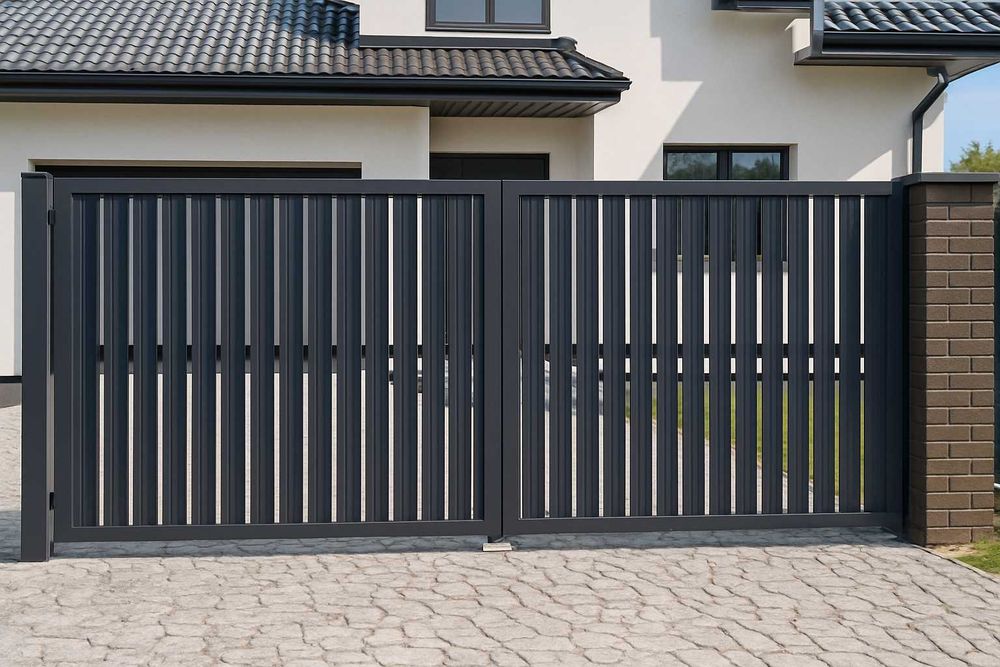 Металеві розпашні та відкатні ворота Чернівці — напряму з виробництва