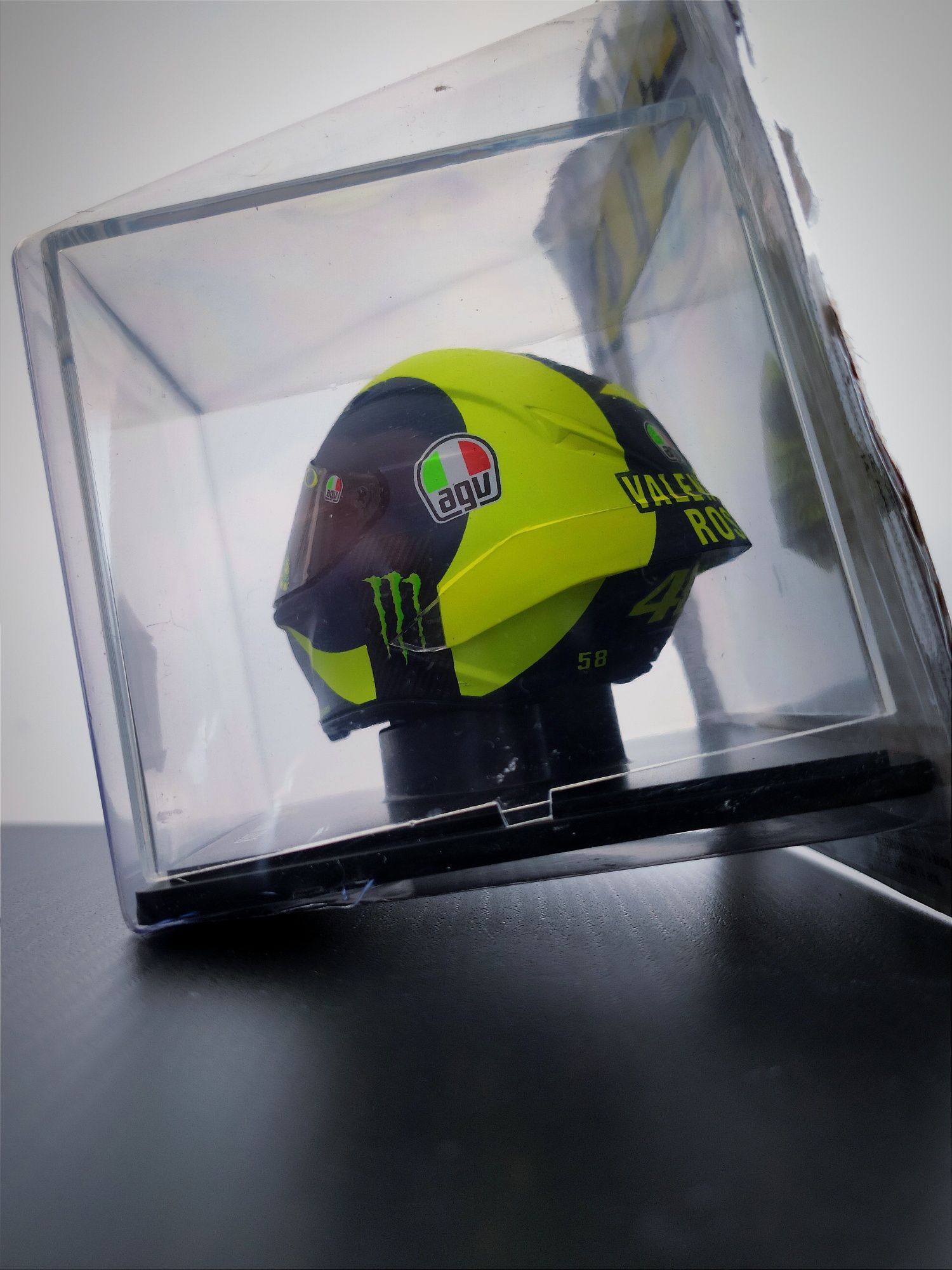 Capacete Miniatura Valentino Rossi VR46 Motogp