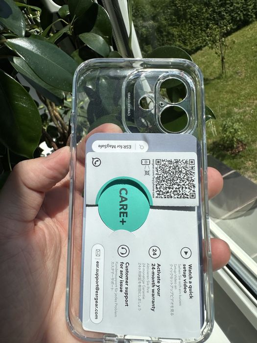 ESR etui Case do iPhone 16 Plecki MagSafe Przezroczyste.