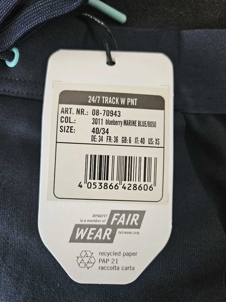Spodnie dresowe damskie Dynafit 24/7 Track Pant XS NOWE Z METKĄ