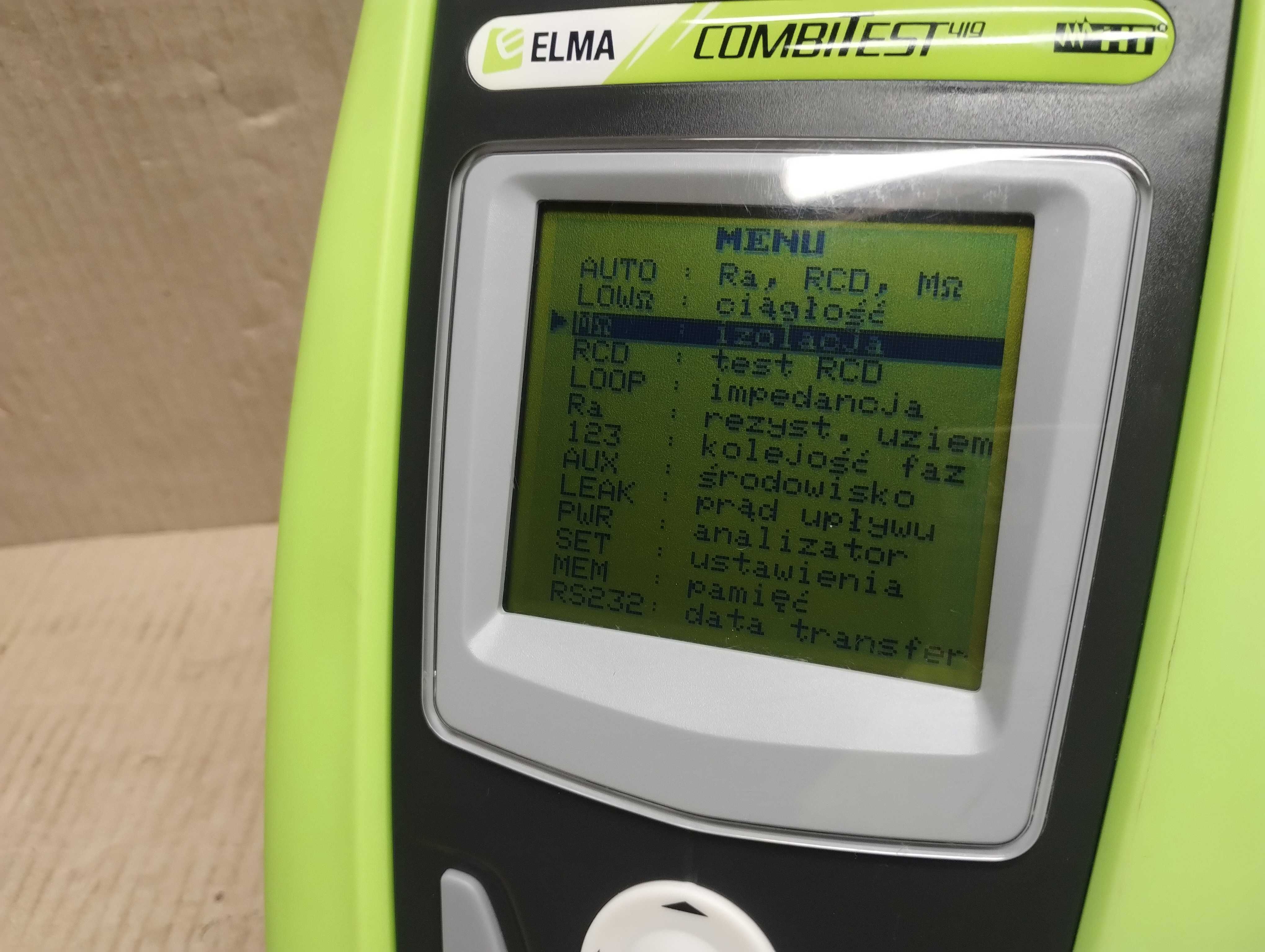 Elma HT CombiTest 419 Wielofunkcyjny Tester Miernik Instalacji
