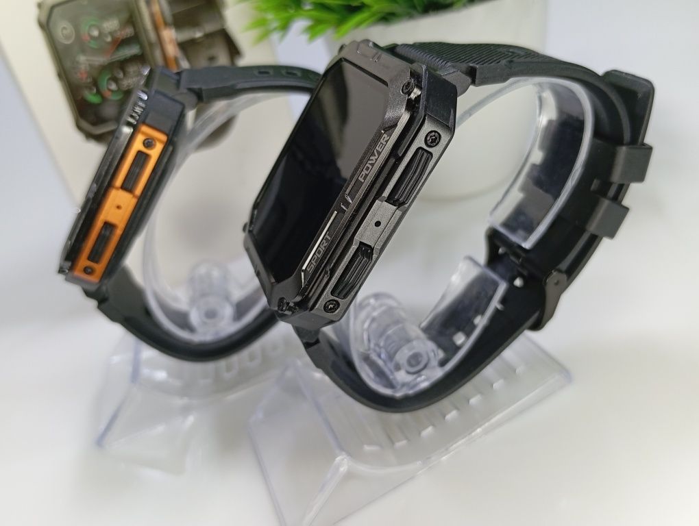 Розпродаж‼️Смарт-часы Modfit Iron Black/Orange смарт годинник Watch‼️