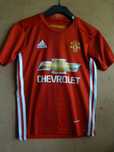 Футболка мальчику Adidas Manchester рост 140-145