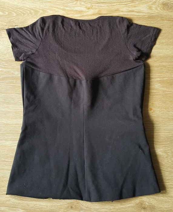 Bluzka czarna ze sznurowaniami gotycka