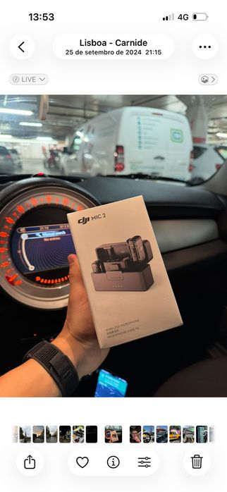 DJI Mic 2 – Kit Completo Wireless (2 Transmissores + 1 Recetor)