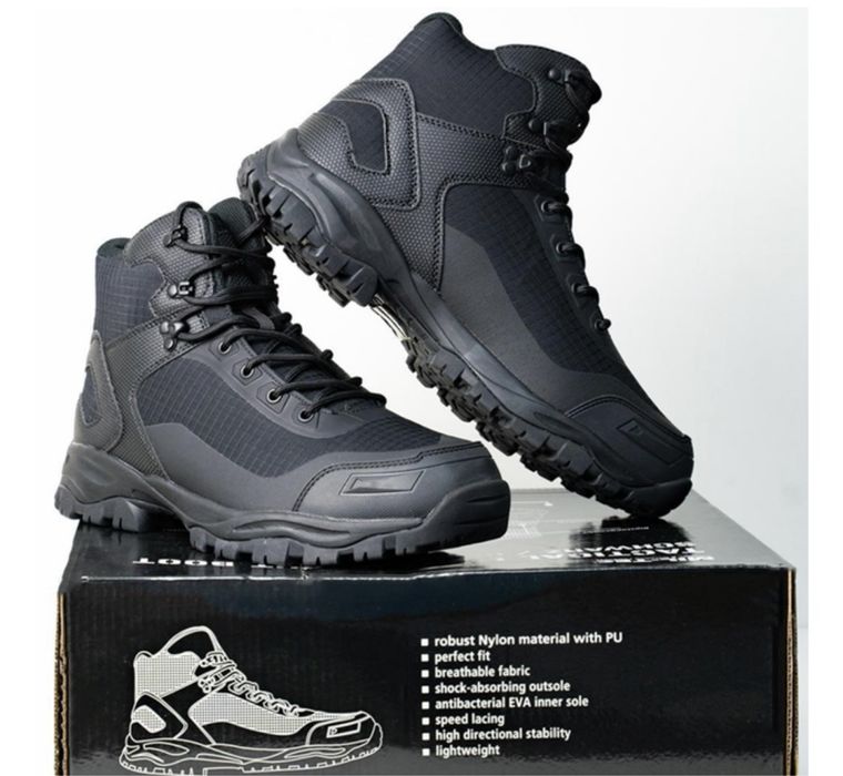 Тактичні черевики mil tec чорні розмір 40 salomon