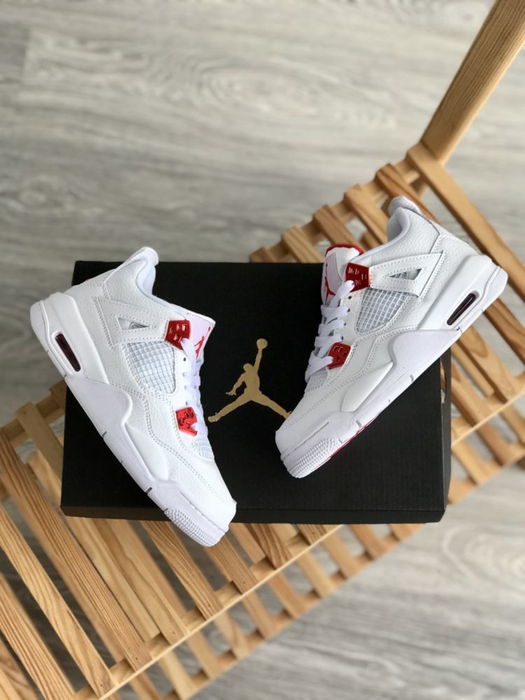 Buty Nike Air Jordan Retro 4 Red Metallic 36-45 unisex trampki