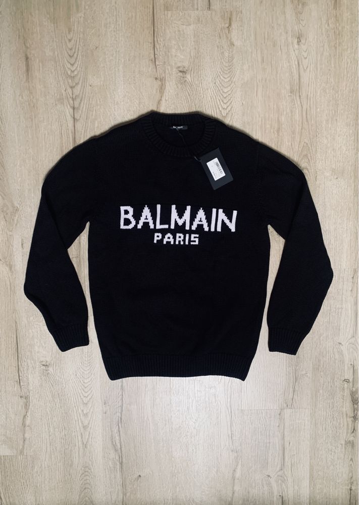 Sweter z wełny Balmain S-XXL