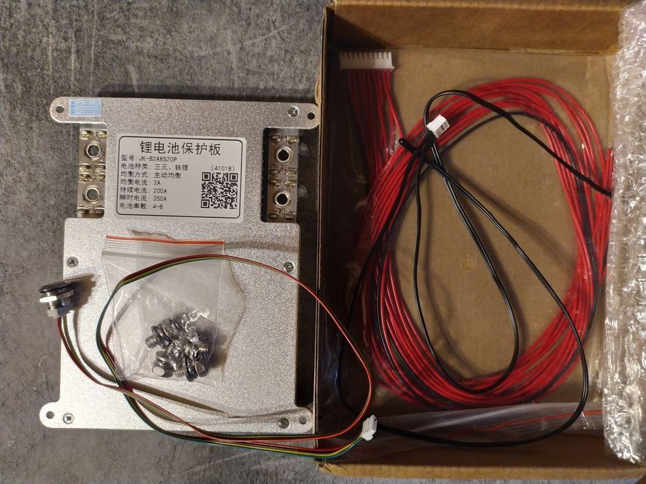 Jikong smart bms B2A8S20P B1A8S10P 4-8s 100A 200А