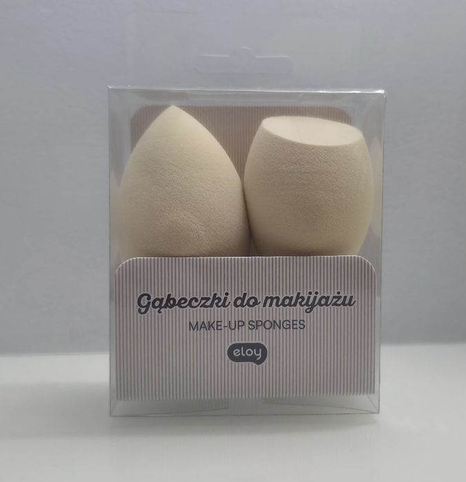 Gąbeczki do makijażu 2sztuki nowe