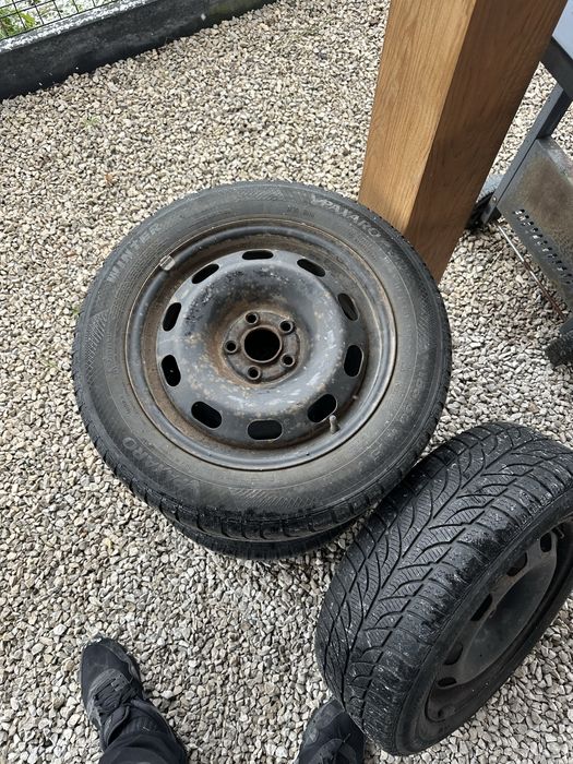 Felgi stalowe 5x100  15 cali opony zimowe